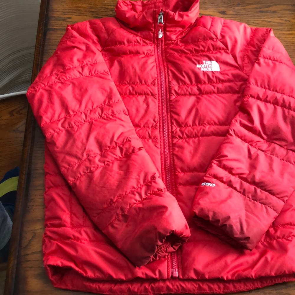 The North face boy girl winter coat